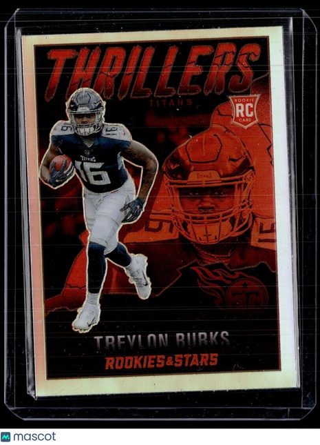 2022 ROOKIES STARS HOLO THRILLERS ROOKIE TREYLON BURKS TITANS