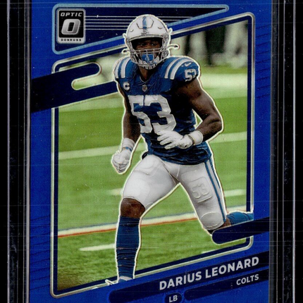 2021 OPTIC BLUE /179 DARIUS LEONARD COLTS