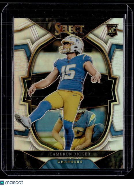 2022 SELECT HOLO SILVER CONCOURSE ROOKIE CAMERON DICKER CHARGERS