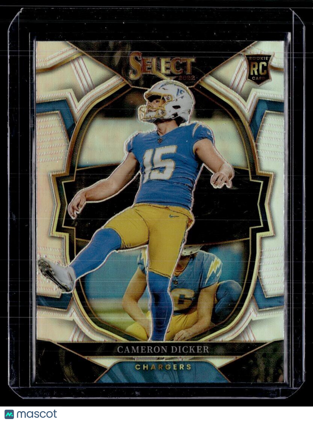2022 SELECT HOLO SILVER CONCOURSE ROOKIE CAMERON DICKER CHARGERS
