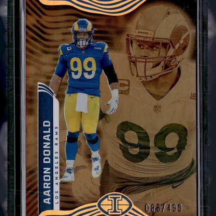 2022 ILLUSIONS BRONZE /499 AARON DONALD RAMS