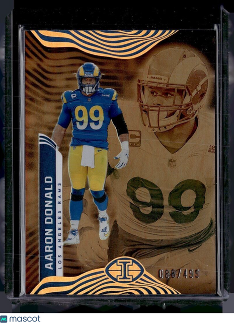 2022 ILLUSIONS BRONZE /499 AARON DONALD RAMS
