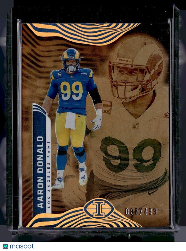 2022 ILLUSIONS BRONZE /499 AARON DONALD RAMS