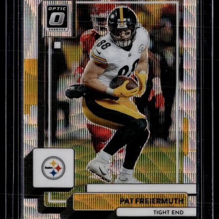 2022 OPTIC SILVER WAVE /300 PAT FREIERMUTH STEELERS