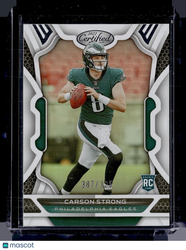 2022 CERTIFIED ROOKIE /325 CARSON STRONG EAGLES