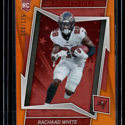 2022 ROOKIES STARS ORANGE /175 ROOKIE RACHAAD WHITE BUCS