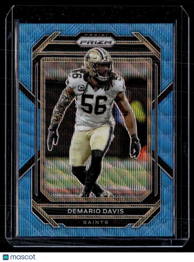 2022 PRIZM BLUE WAVE /199 DEMARIO DAVIS SAINTS
