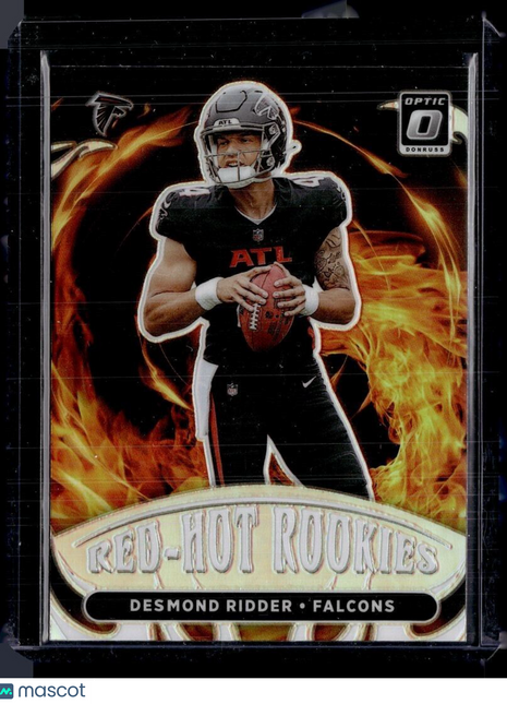 2022 OPTIC RED HOT ROOKIES HOLO SILVER DESMOND RIDDER FALCONS