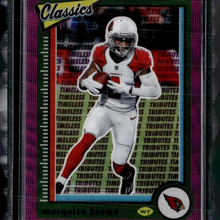 2022 CLASSICS PURPLE PREMIUM TIMELESS TRIBUTES /50 MARQUISE BROWN CARDINALS