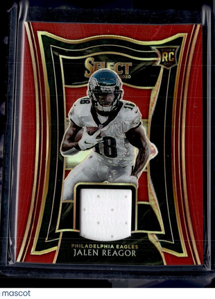 2020 SELECT MAROON ROOKIE JERSEY RELIC JALEN REAGOR EAGLES