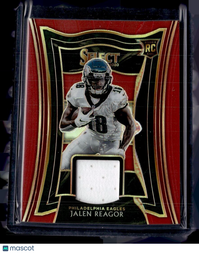 2020 SELECT MAROON ROOKIE JERSEY RELIC JALEN REAGOR EAGLES