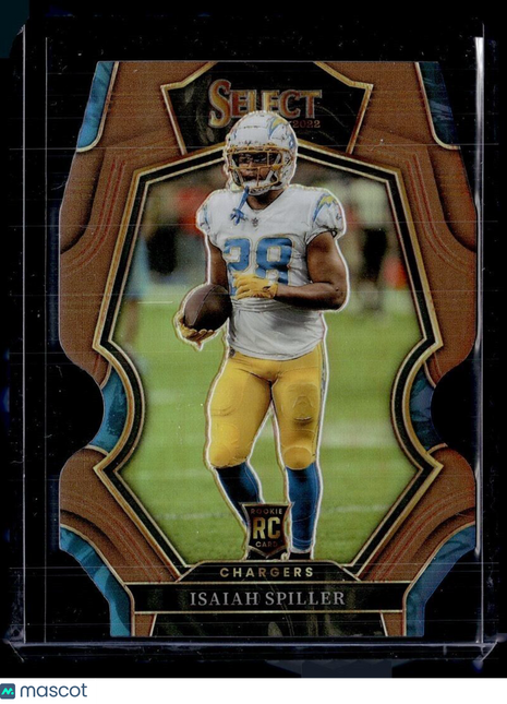 2022 SELECT BRONZE DIE CUT /99 ROOKIE PREMIER LEVEL ISAIAH SPILLER CHARGERS