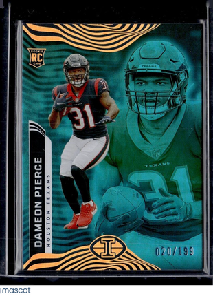 2022 ILLUSIONS BLUE /199 ROOKIE DAMEON PIERCE TEXANS
