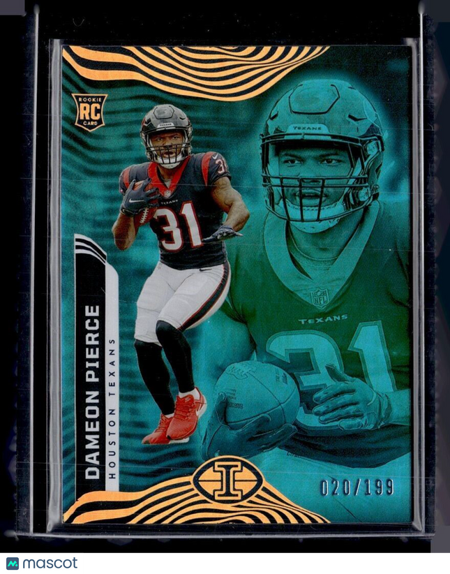 2022 ILLUSIONS BLUE /199 ROOKIE DAMEON PIERCE TEXANS