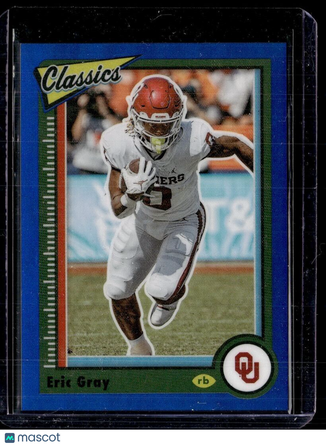 2023 CHRONICLES DRAFT BLUE CLASSICS /99 ERIC GRAY OU SOONERS