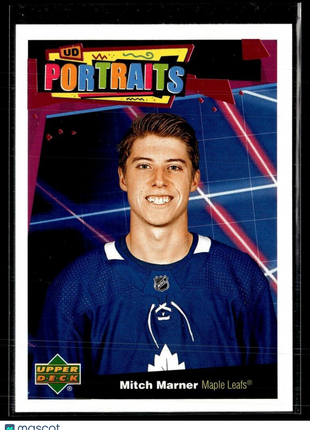 2020-21 UPPER DECK UD PORTRAITS MITCH MARNER MAPLE LEAFS