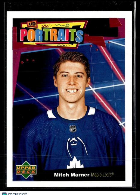 2020-21 UPPER DECK UD PORTRAITS MITCH MARNER MAPLE LEAFS