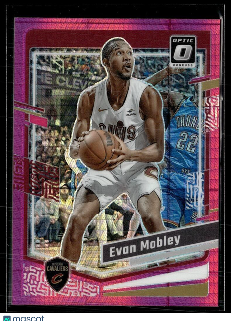 2023-24 OPTIC PINK HYPER 45 Evan Mobley, Cleveland Cavaliers