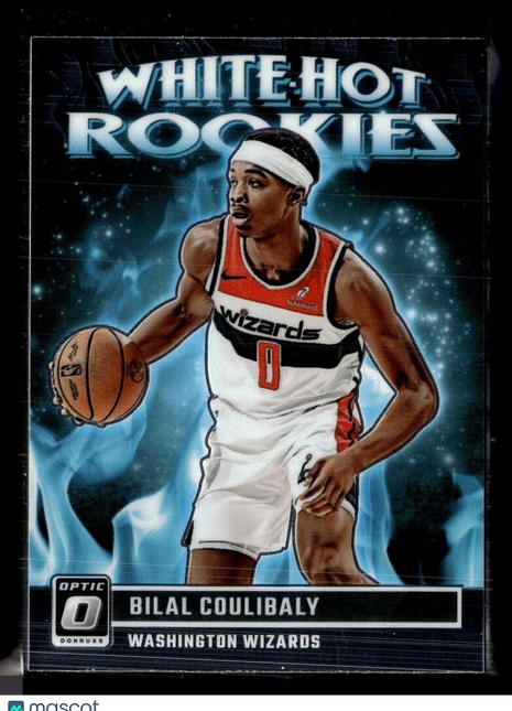 2023-24 OPTIC WHITE HOT ROOKIES BILAL COULIBALY WIZARDS