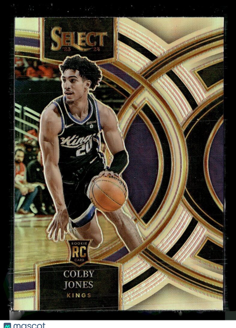 2023-24 SELECT SILVER HOLO PREMIER LEVEL ROOKIE COLBY JONES KINGS