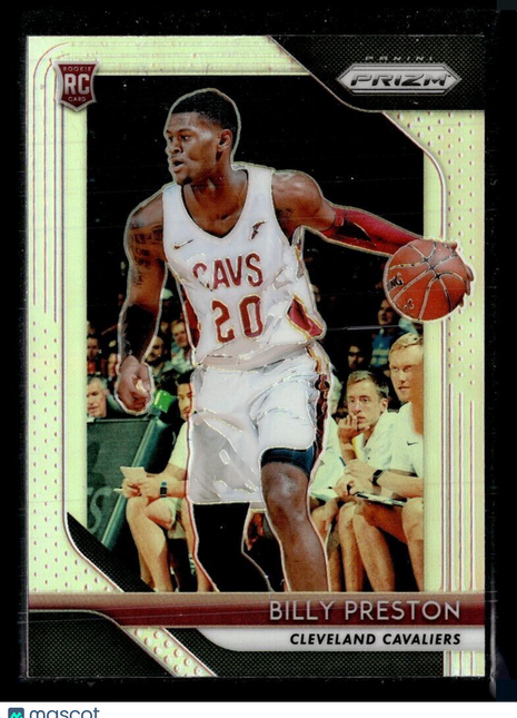 2018-19 PRIZM SILVER ROOKIE BILLY PRESTON CAVS