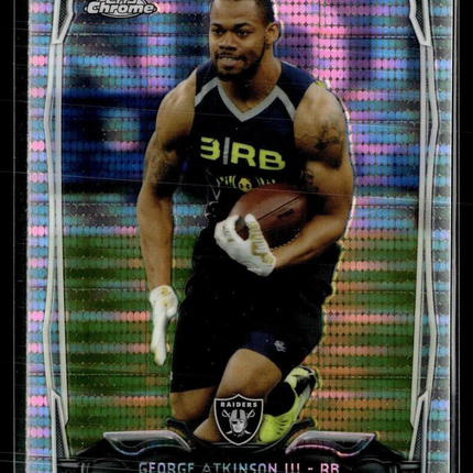2014 TOPPS CHROME PULSAR ROOKIE GEORGE ATKINSON III RAIDERS