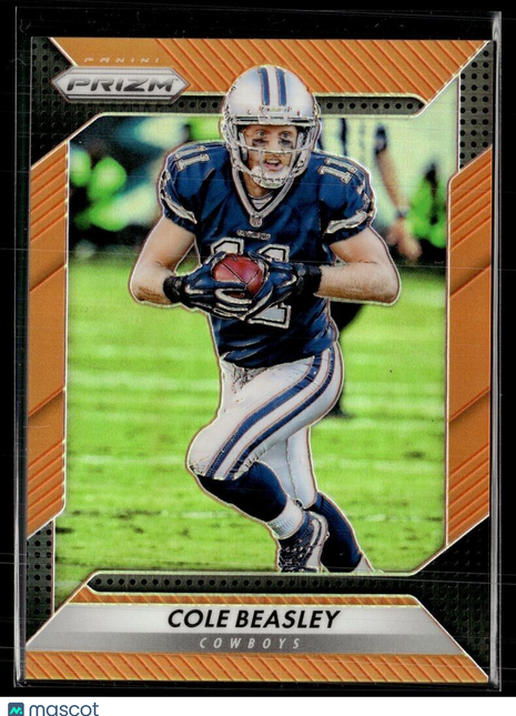 2016 PRIZM ORANGE /299 COLE BEASLEY COWBOYS