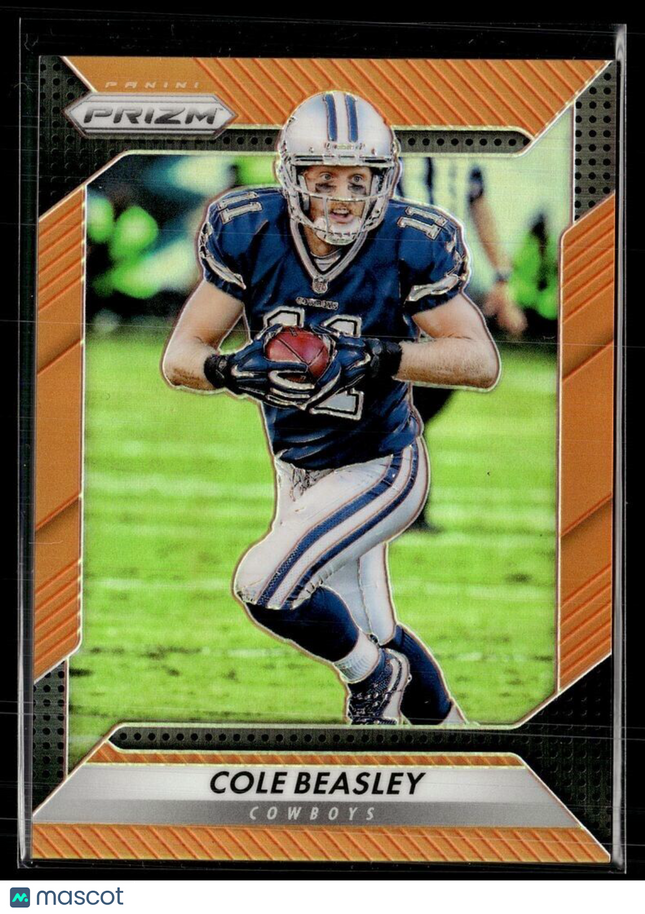 2016 PRIZM ORANGE /299 COLE BEASLEY COWBOYS