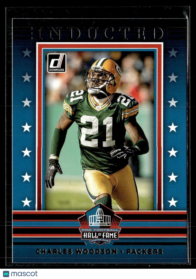 2021 DONRUSS HALL OF FAME INDUCTED CHARLES WOODSON PACKERS