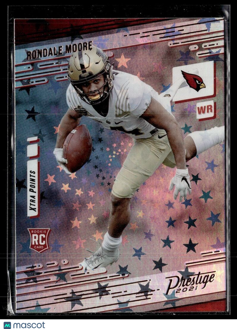 2021 PRESTIGE ASTRAL EXTRA POINTS RATED ROOKIE RONDALE MOORE CARDINALS