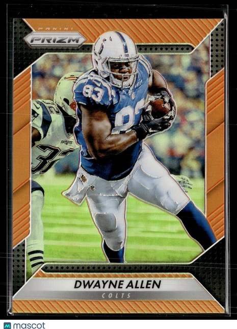 2016 PRIZM ORANGE /299 DWAYNE ALLEN COLTS