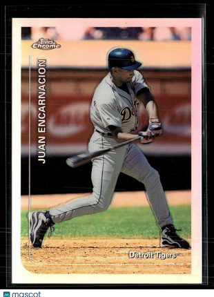 1999 TOPPS CHROME REFRACTOR JUAN ENCARNACION TIGERS