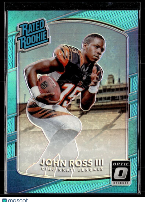 2017 OPTIC BLUE RATED ROOKIE /299 JOHN ROSS III BENGALS