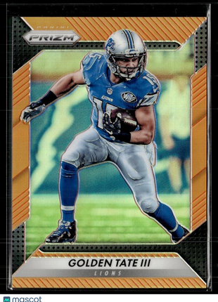 2016 PRIZM ORANGE /299 GOLDEN TATE LIONS