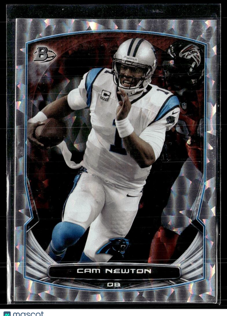 2014 BOWMAN ICE CAM NEWTON PANTHERS