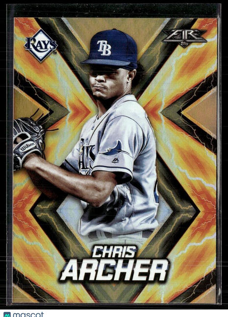 2017 TOPPS FIRE ORANGE /299 CHRIS ARCHER RAYS