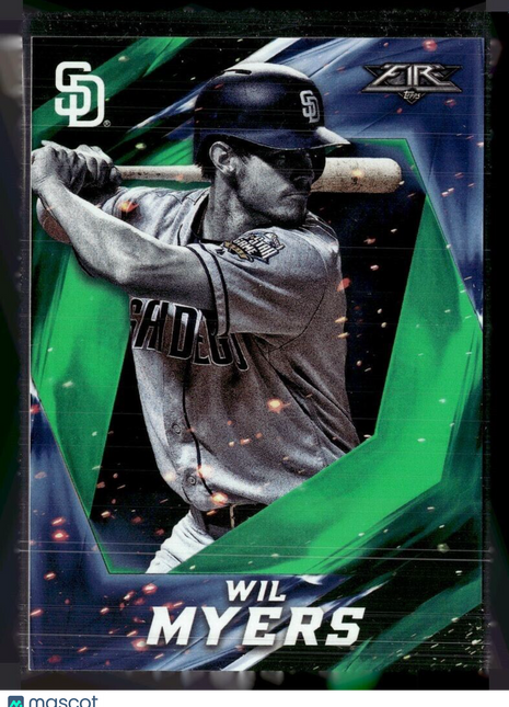2017 TOPPS FIRE GREEN /199 WIL MYERS PADRES