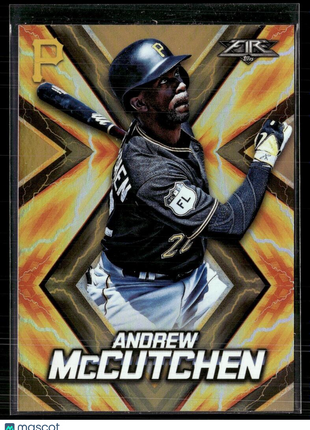 2017 TOPPS FIRE ORANGE /299 ANDREW MCCUTCHEN PIRATES