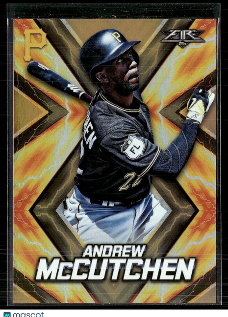 2017 TOPPS FIRE ORANGE /299 ANDREW MCCUTCHEN PIRATES