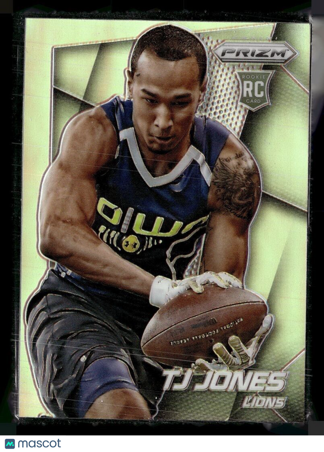 2014 PRIZM SILVER ROOKIE TJ JONES LIONS