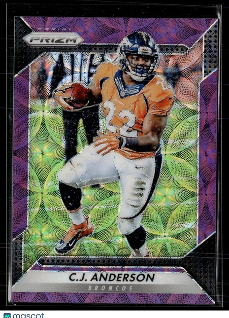 2016 PRIZM PURPLE SCOPE /99 CJ ANDERSON BRONCOS