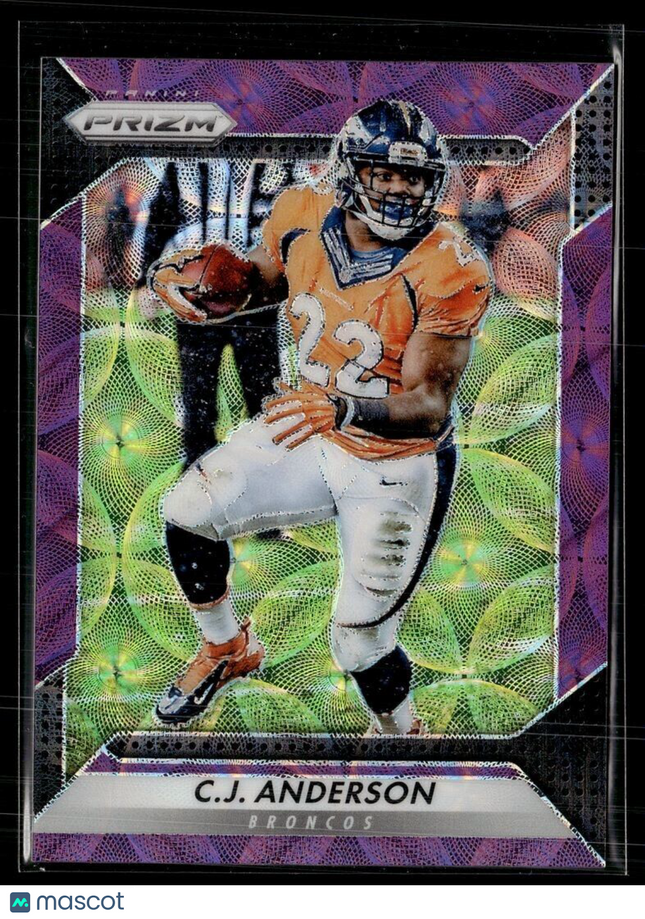 2016 PRIZM PURPLE SCOPE /99 CJ ANDERSON BRONCOS