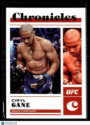 2023 CHRONICLES UFC GREEN /99 CIRYL GANE