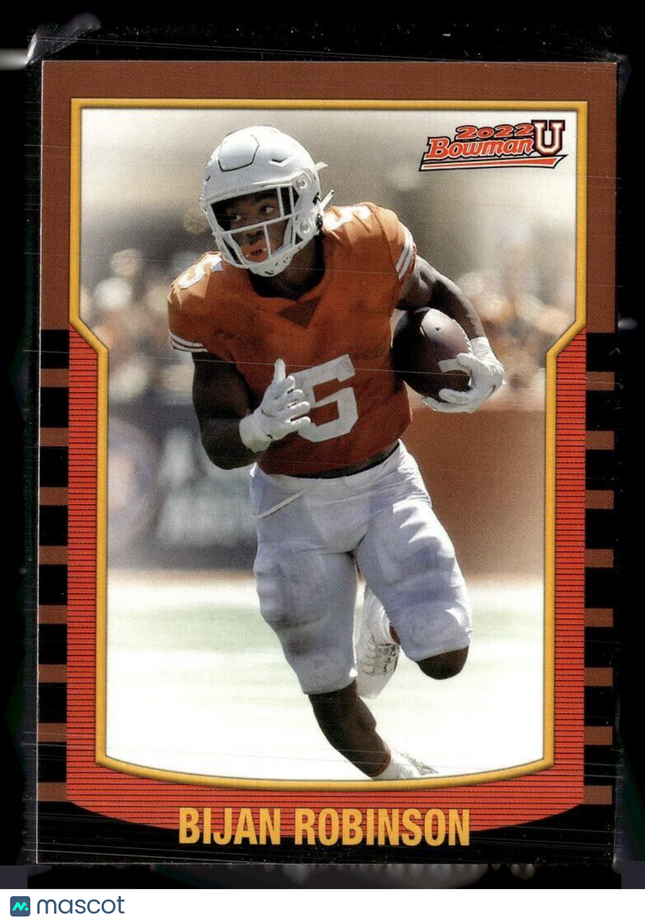 2022 BOWMAN UNIVERSITY ROOKIE BIJAN ROBINSON TEXAS