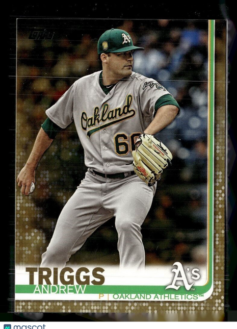 2019 TOPPS GOLD /2019 ANDREW TRIGGS A'S