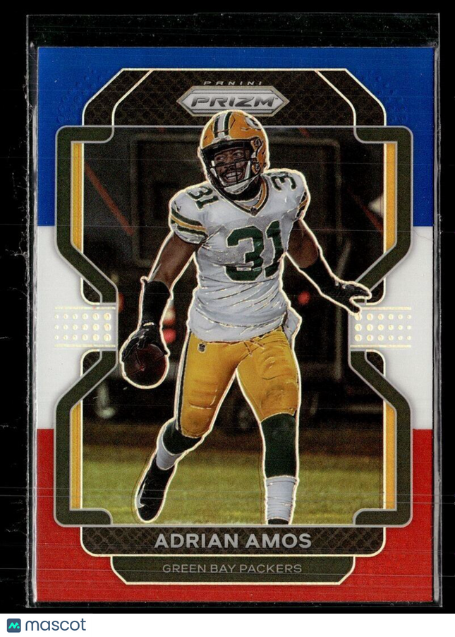 2021 PRIZM RED WHITE BLUE ADRIAN AMOS PACKERS