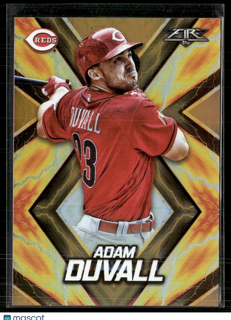 2017 TOPPS FIRE ORANGE /299 ADAM DUVALL REDS