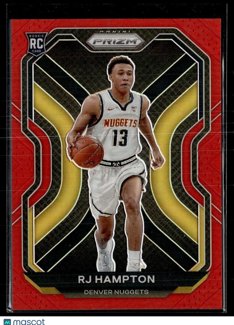 2020-21 PRIZM RED ROOKIE /299 RJ HAMPTON NUGGETS