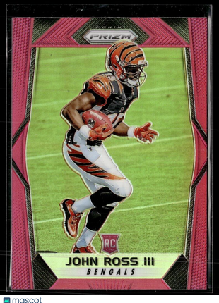 2017 PRIZM PINK ROOKIE JOHN ROSS III BENGALS
