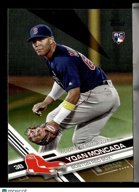 2017 TOPPS GOLD /2017 ROOKIE DEBUT YOAN MONCADA RED SOX